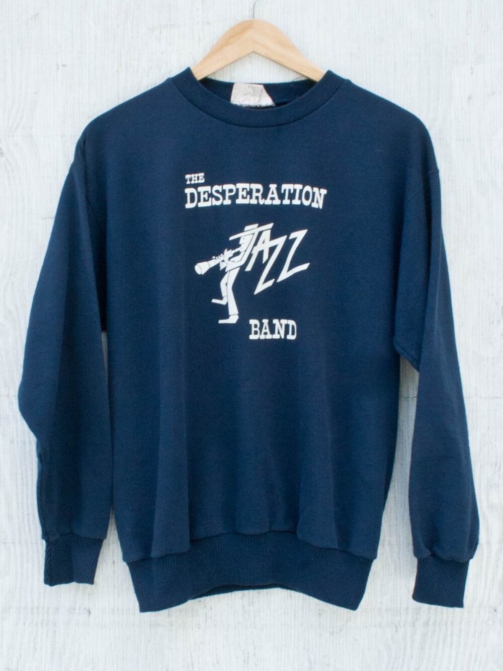 Vintage The Desperation Jazz Band Sweatshirt - Medium - 90s Jazz Music Crewneck